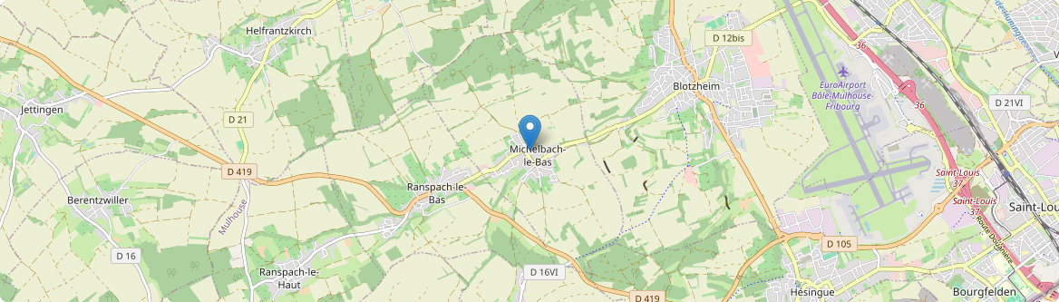 Michelbach-le-Bas - Carte