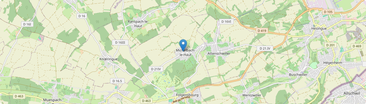 Michelbach-le-Haut - Carte