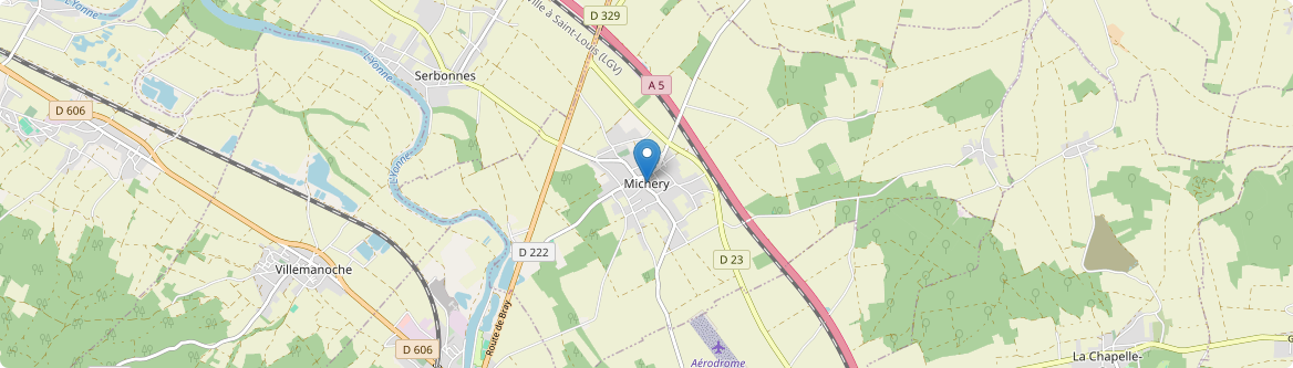 Michery - Carte