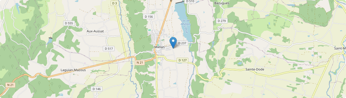 Miélan - Carte