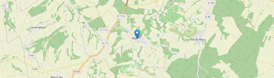 Migé - Carte