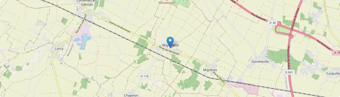 Mignerette - Carte