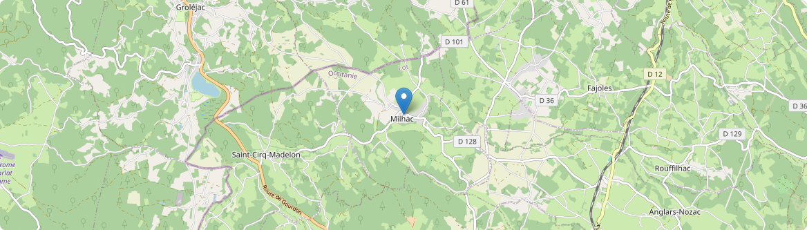 Milhac - Carte