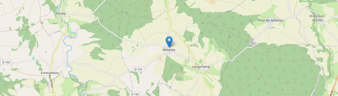 Millières - Carte