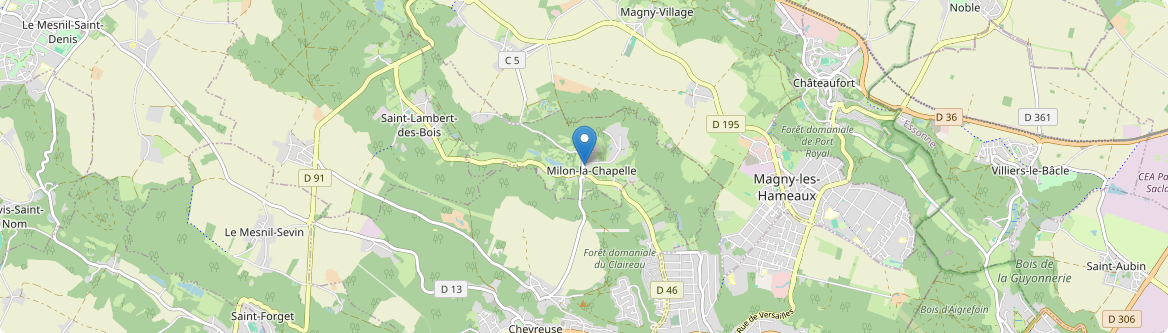 Milon-la-Chapelle - Carte