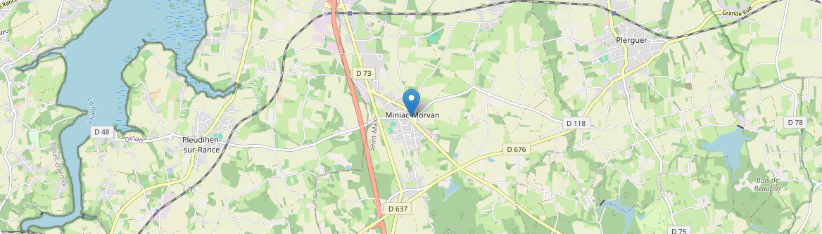 Miniac-Morvan - Carte