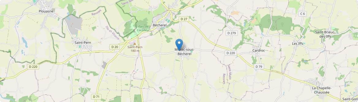 Miniac-sous-Bécherel - Carte