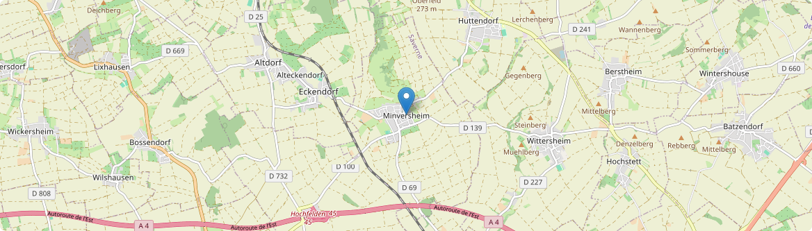 Minversheim - Carte
