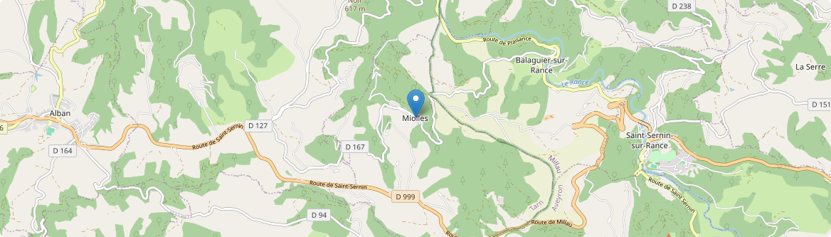Miolles - Carte