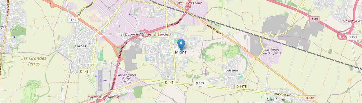 Mions - Carte