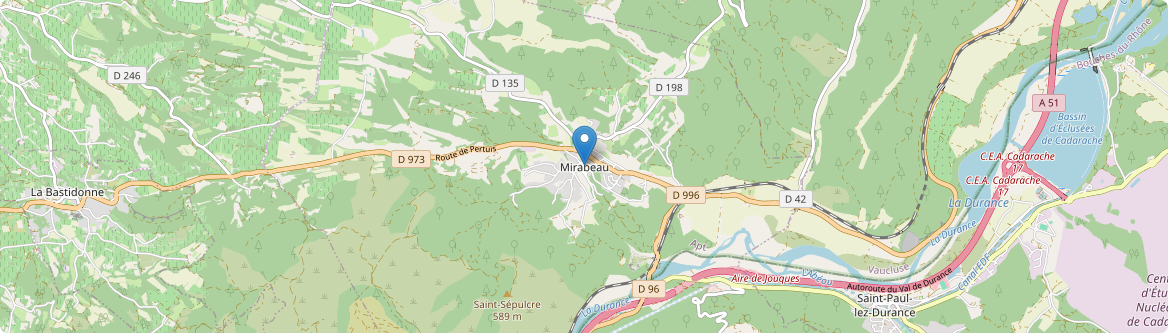 Mirabeau - Carte