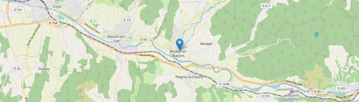 Mirabel-et-Blacons - Carte
