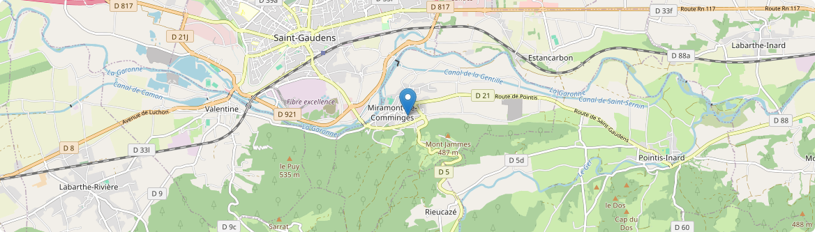 Miramont-de-Comminges - Carte