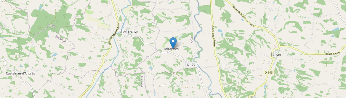 Mirannes - Carte