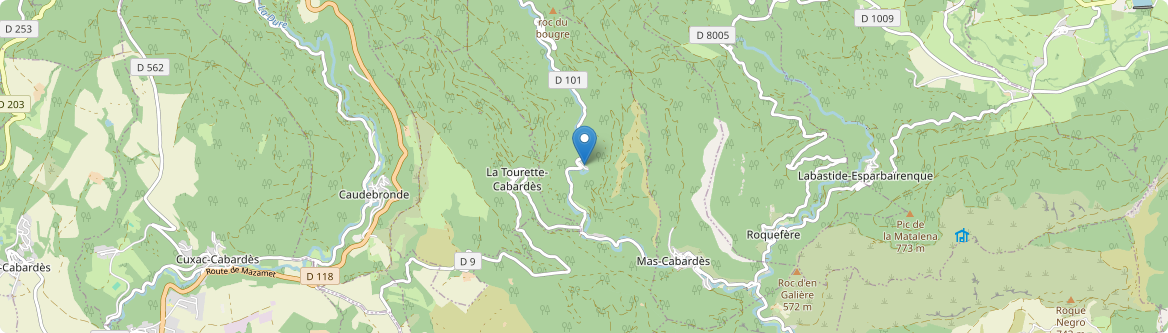 Miraval-Cabardès - Carte