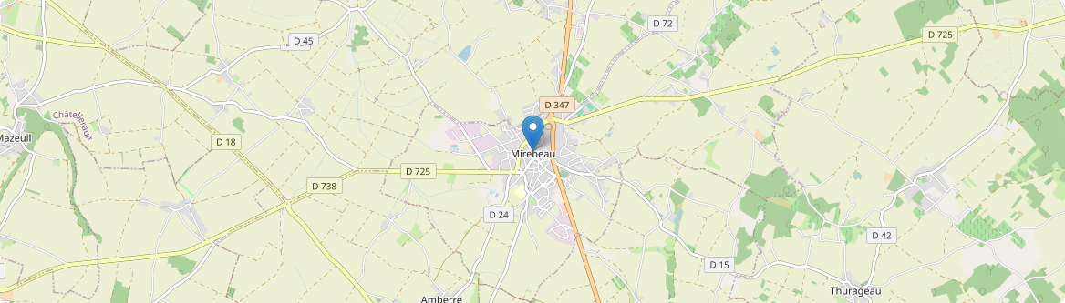 Mirebeau - Carte