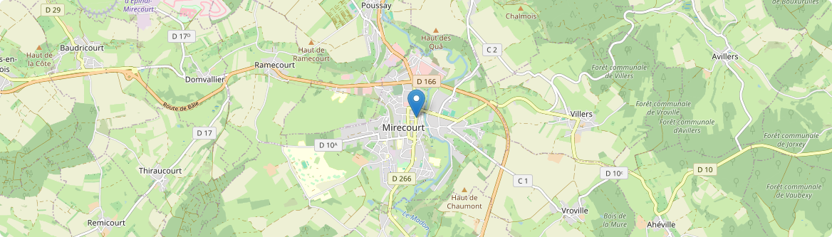 Mirecourt - Carte