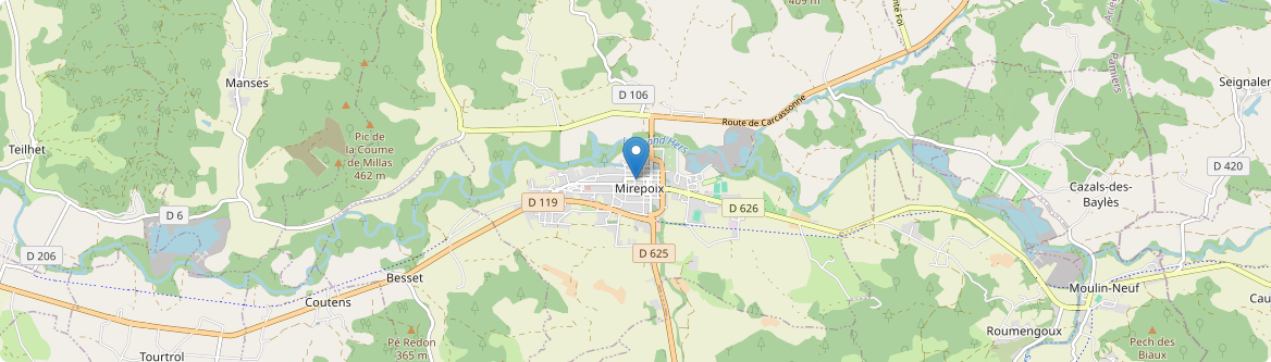 Mirepoix - Carte