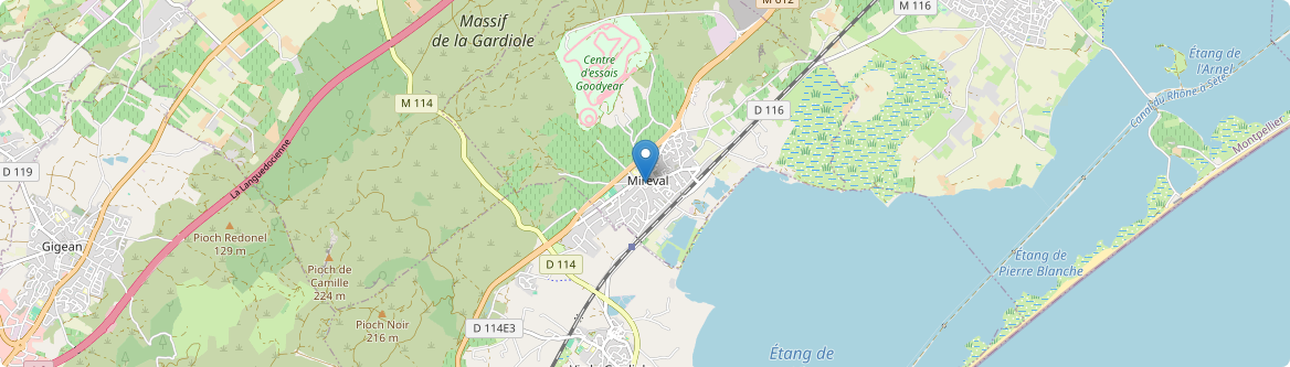 Mireval - Carte
