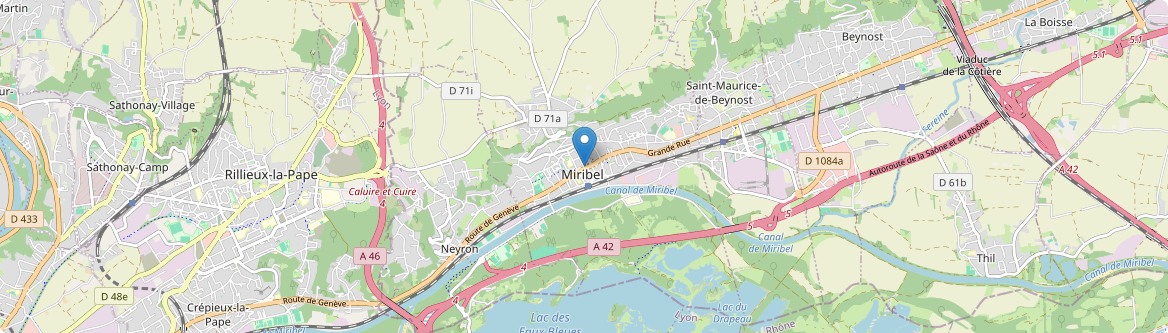 Miribel - Carte