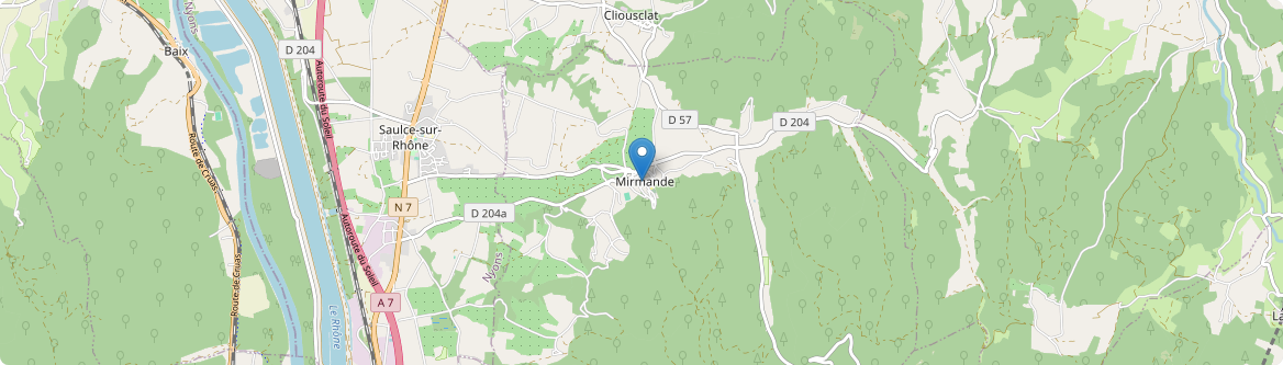 Mirmande - Carte