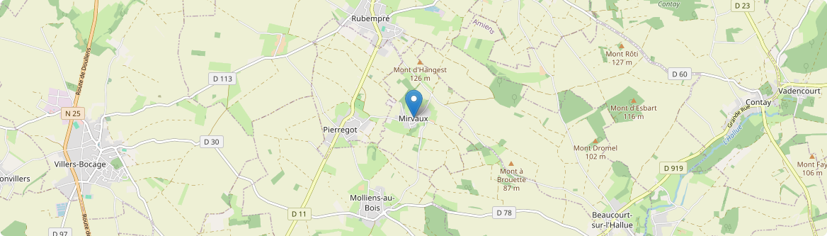 Mirvaux - Carte