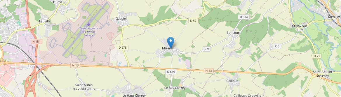 Miserey - Carte