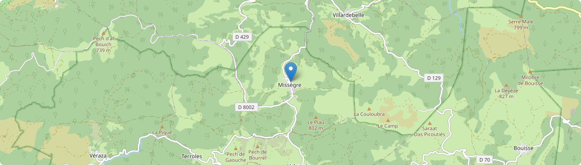 Missègre - Carte