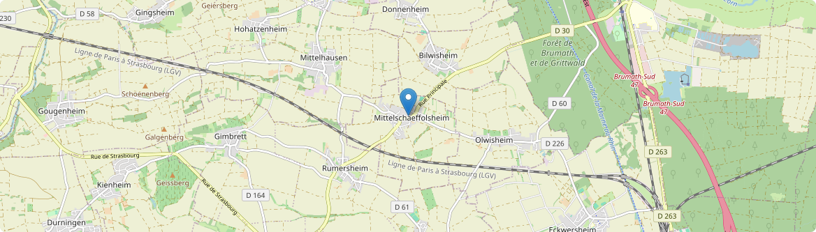 Mittelschaeffolsheim - Carte