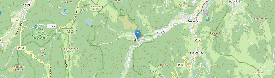 Mittlach - Carte