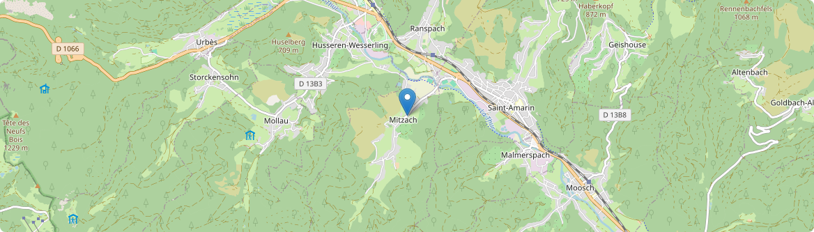 Mitzach - Carte