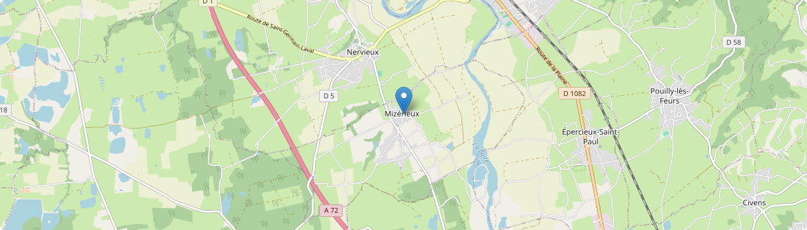 Mizérieux - Carte