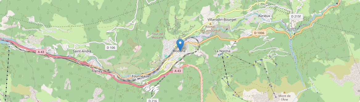Modane - Carte