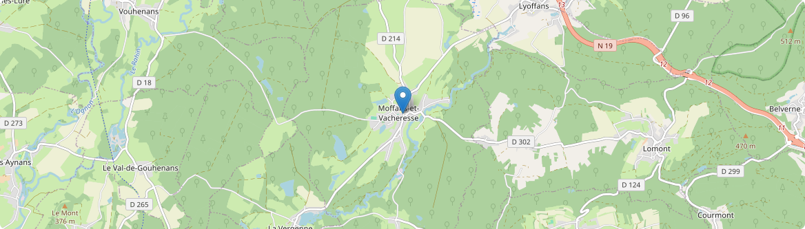 Moffans-et-Vacheresse - Carte