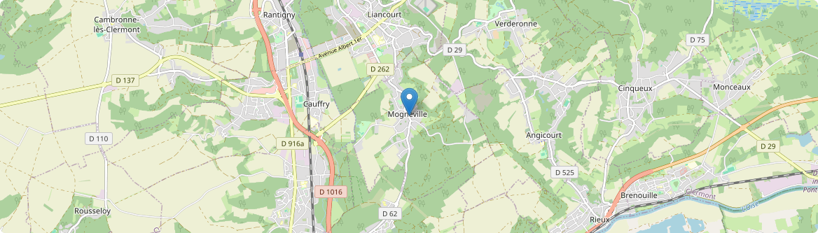 Mogneville - Carte