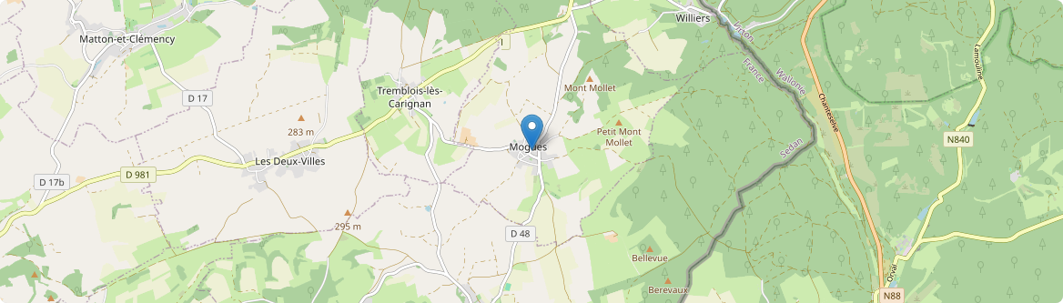 Mogues - Carte
