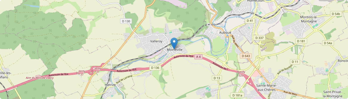 Moineville - Carte