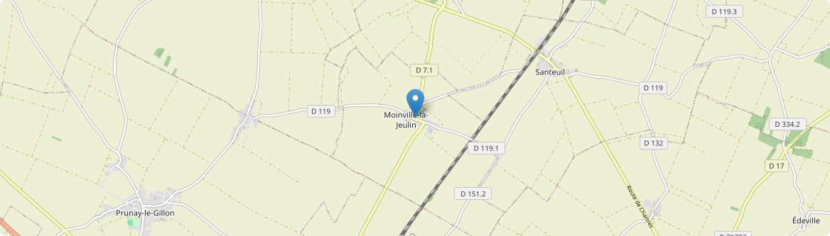 Moinville-la-Jeulin - Carte