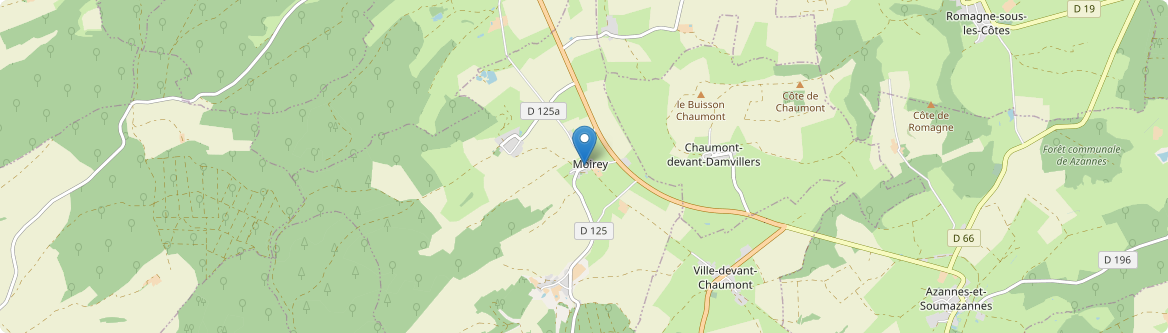Moirey-Flabas-Crépion - Carte