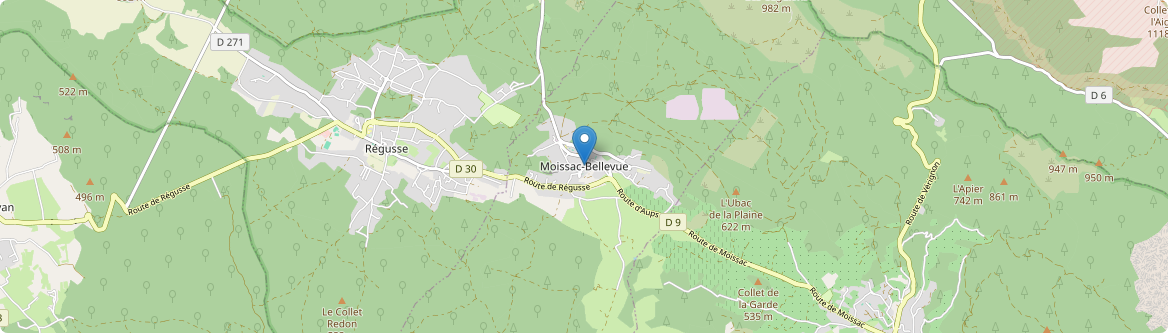 Moissac-Bellevue - Carte