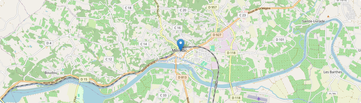 Moissac - Carte