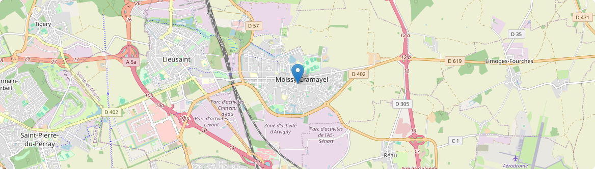 Moissy-Cramayel - Carte