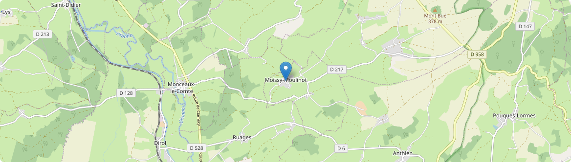 Moissy-Moulinot - Carte