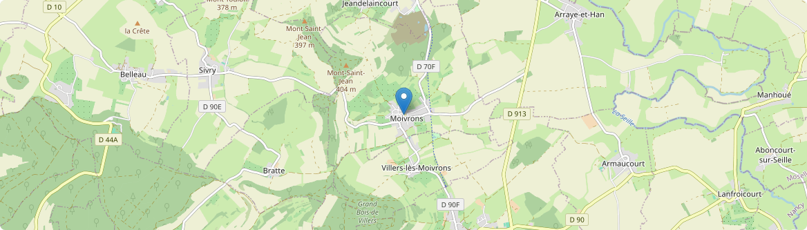 Moivrons - Carte