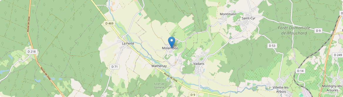 Molamboz - Carte