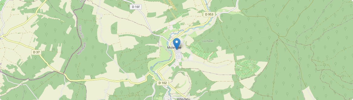 Molesme - Carte
