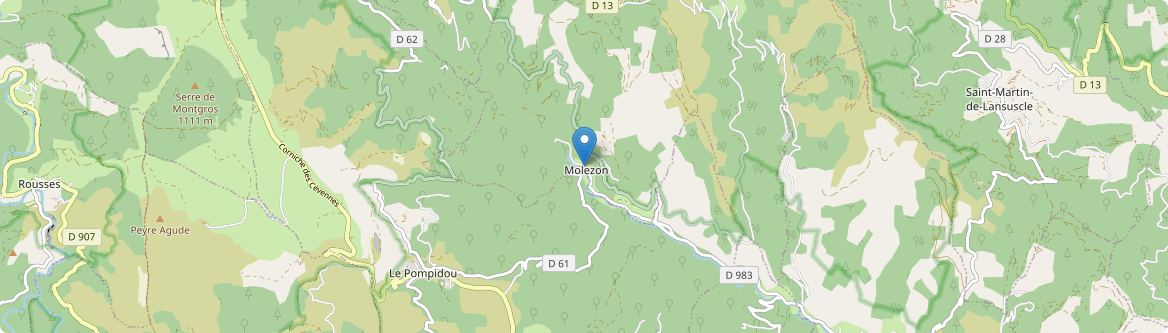 Molezon - Carte