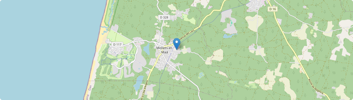 Moliets-et-Maa - Carte
