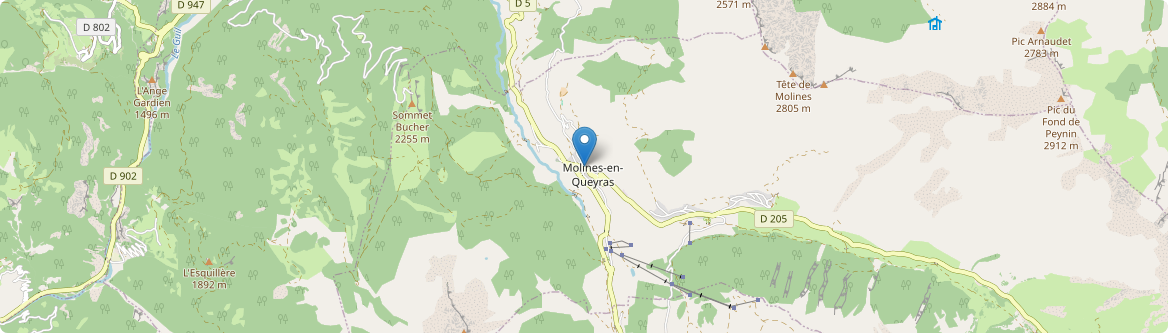 Molines-en-Queyras - Carte