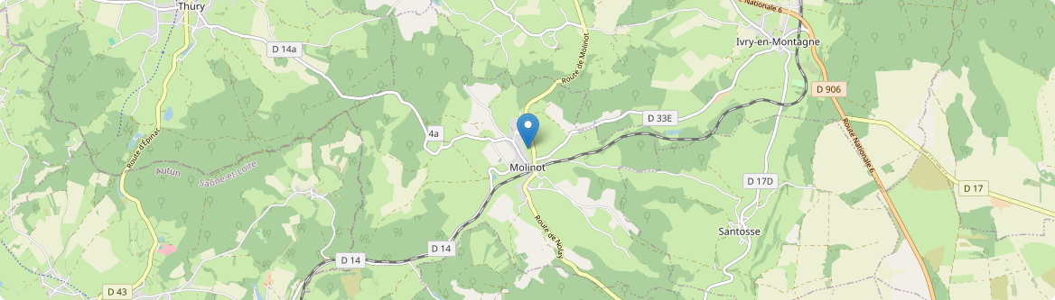 Molinot - Carte